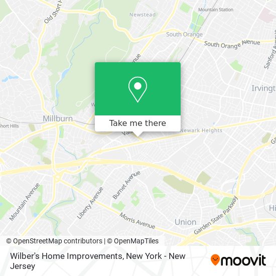 ¿Cómo llegar a Wilber's Home Improvements en Maplewood, Nj en Autobús o