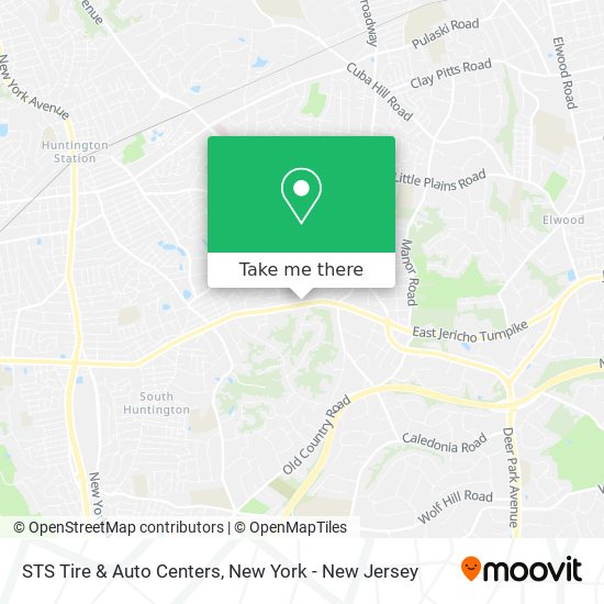 How to get to STS Tire & Auto Centers in Huntington Station, Ny by Bus