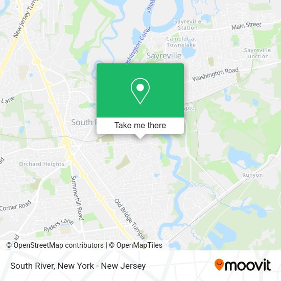 How to get to South River in South River, Nj by bus, train or subway?