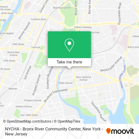 How to get to NYCHA Bronx River Community Center by Bus, Subway or Train?