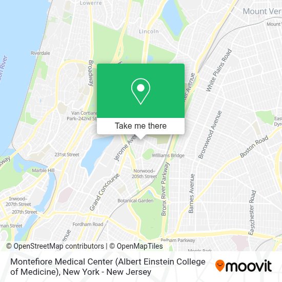 Albert Einstein Medical School Campus Map How to get to Montefiore Medical Center (Albert Einstein College of