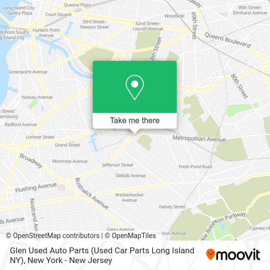 How to get to Glen Used Auto Parts (Used Car Parts Long Island NY) in Queens by Subway or Bus?
