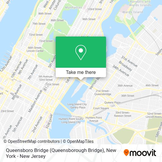 How to get to Queensboro Bridge (Queensborough Bridge) in Manhattan by