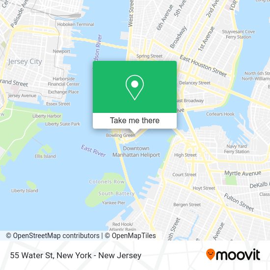 How to get to 55 Water St in Manhattan by subway, bus or train?