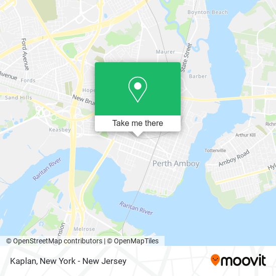 ¿Cómo llegar a Kaplan en Perth Amboy, Nj en autobús, tren o metro?