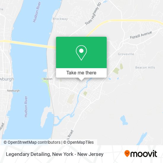¿Cómo llegar a Legendary Detailing en Beacon, Ny en tren o autobús?
