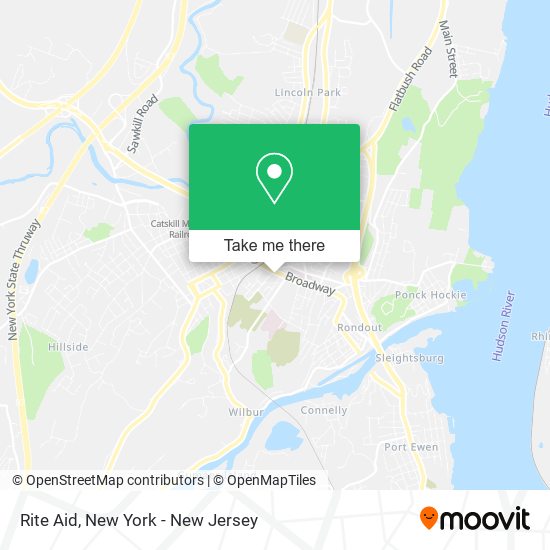 ¿Cómo llegar a Rite Aid en Kingston en Autobús o Tren?