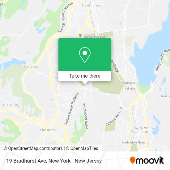 How to get to 19 Bradhurst Ave in Mount Pleasant, Ny by bus, train or subway?