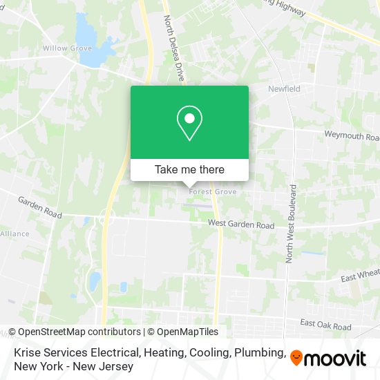 ¿Cómo llegar a Krise Services Electrical, Heating, Cooling, Plumbing en