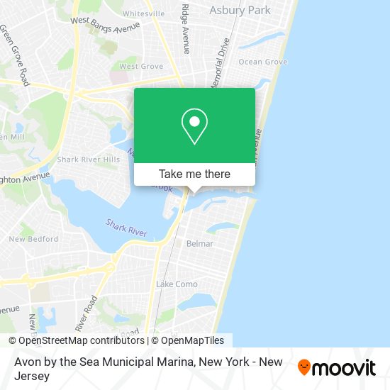 ¿Cómo llegar a Avon by the Sea Municipal Marina en AvonByTheSea, Nj