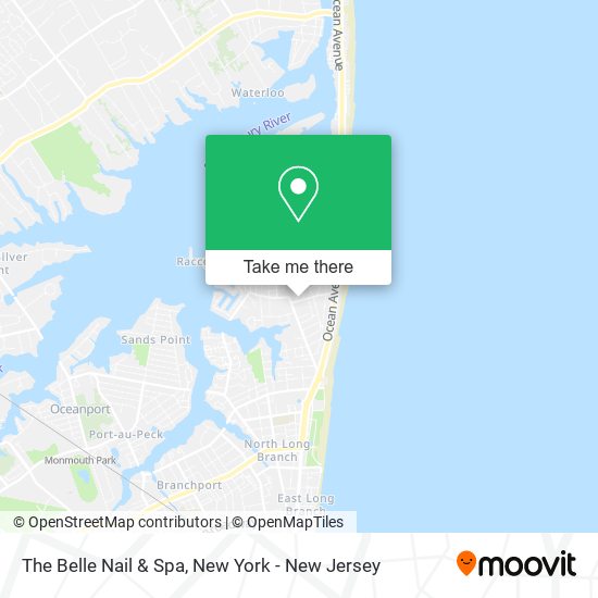 ¿Cómo llegar a The Belle Nail & Spa en Monmouth Beach, Nj en Autobús