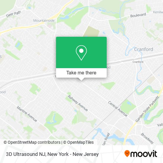 ¿Cómo llegar a 3D Ultrasound NJ en Westfield, Nj en Autobús o Tren?
