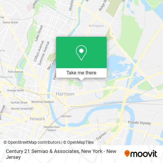 ¿Cómo llegar a Century 21 Semiao & Associates en Kearny, Nj en Autobús