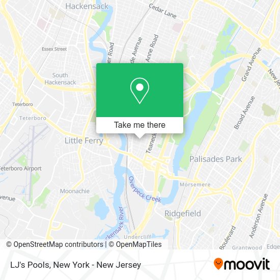 ¿Cómo llegar a LJ's Pools en Ridgefield Park Village, Nj en Autobús o