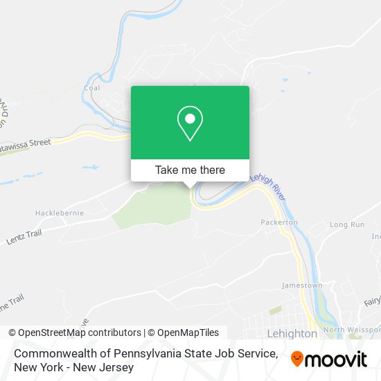 ¿Cómo llegar a Commonwealth of Pennsylvania State Job Service en New