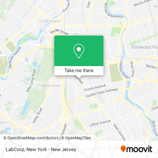 ¿Cómo llegar a LabCorp en Paterson, Nj en Autobús, Metro o Tren?