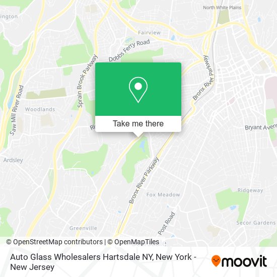 ¿Cómo llegar a Auto Glass Wholesalers Hartsdale NY en Greenville, Ny en