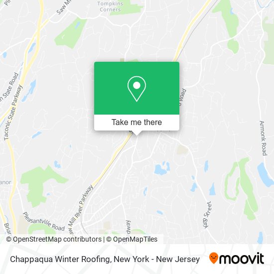 ¿Cómo llegar a Chappaqua Winter Roofing en New Castle, Ny en Autobús o Tren?