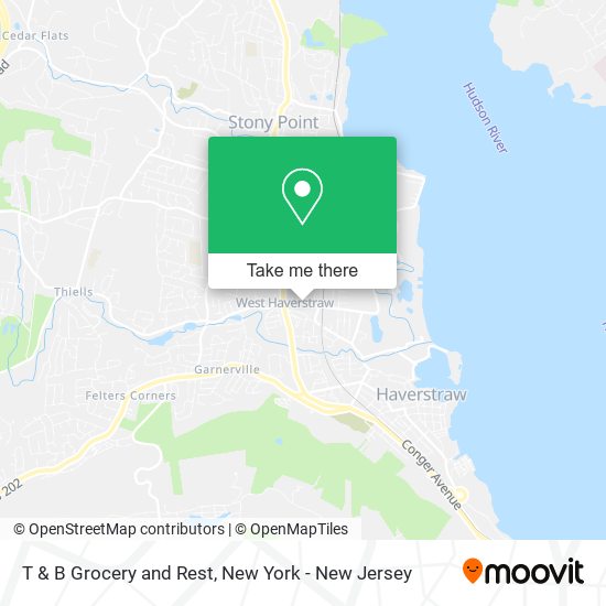 ¿Cómo llegar a T & B Grocery and Rest en West Haverstraw, Ny en Autobús