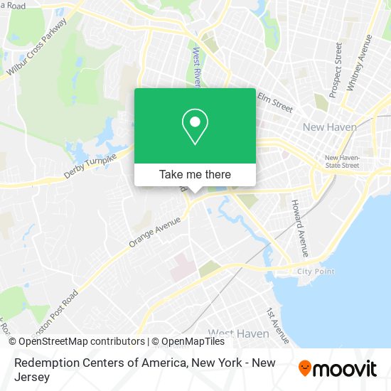 ¿Cómo llegar a Redemption Centers of America en West Haven en autobús o