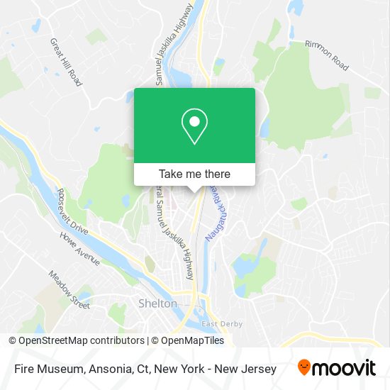 ¿Cómo llegar a Fire Museum, Ansonia, Ct en Tren o Autobús?