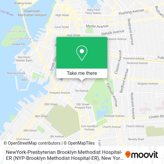 How to get to NewYorkPresbyterian Brooklyn Methodist HospitalER (NYP