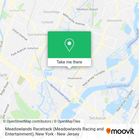 How to get to Meadowlands Racetrack (Meadowlands Racing and