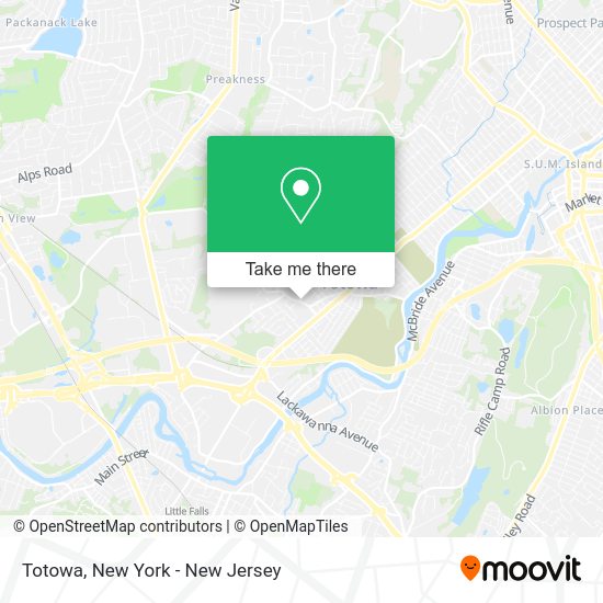 How to get to Totowa in Totowa, Nj by bus, train or subway?