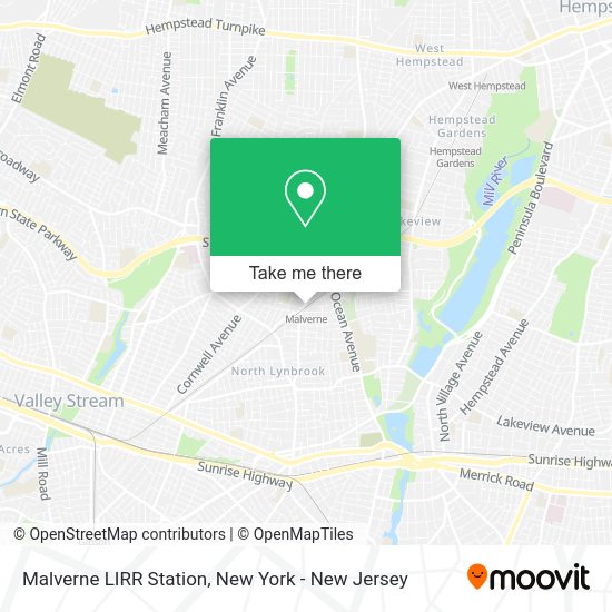 How to get to Malverne LIRR Station in Malverne, Ny by bus, train or
