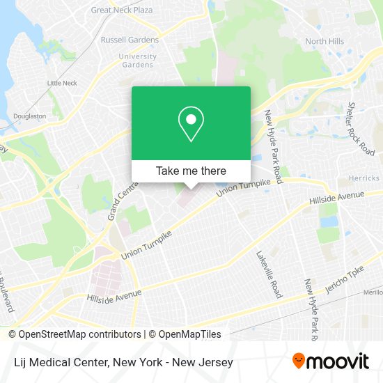 How to get to Lij Medical Center in Queens by bus, train or subway?