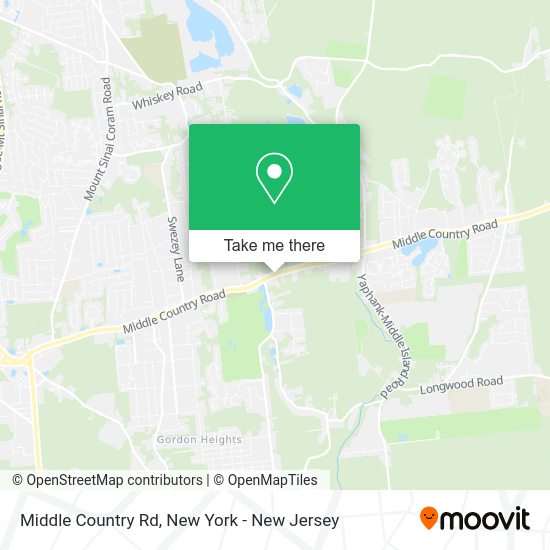 How to get to Middle Country Rd in Middle Island, Ny by Bus or Train?
