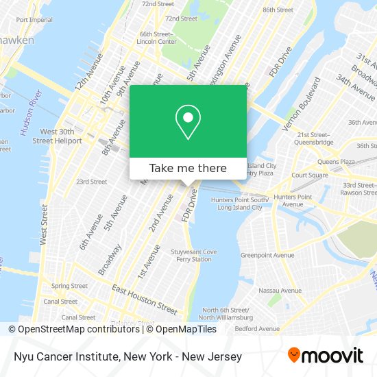 How to get to Nyu Cancer Institute in Manhattan by Bus, Subway or Train Moovit