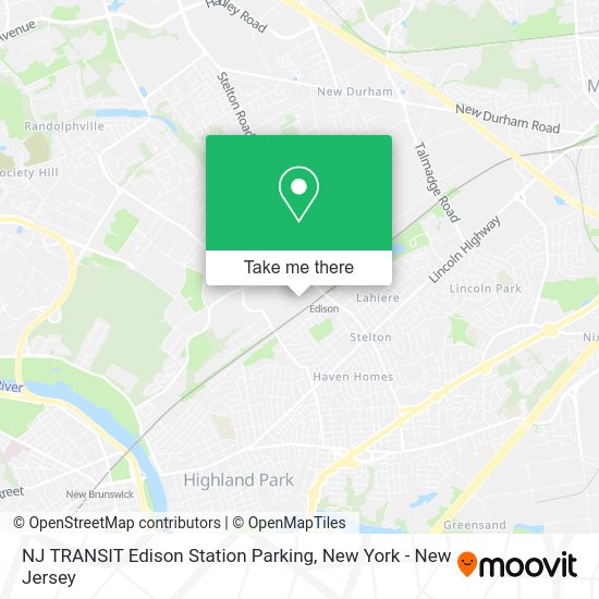 How to get to NJ TRANSIT Edison Station Parking in Edison, Nj by bus