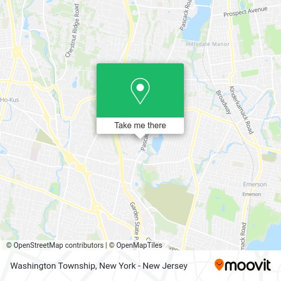 How to get to Washington Township in New York New Jersey by bus or