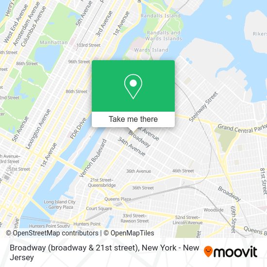 How to get to Broadway (broadway & 21st street) in Queens by Bus