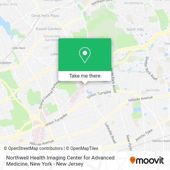 How to get to Northwell Health Imaging Center for Advanced Medicine in