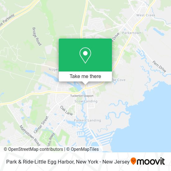 How to get to Park & RideLittle Egg Harbor in Tuckerton, Nj by bus or train?