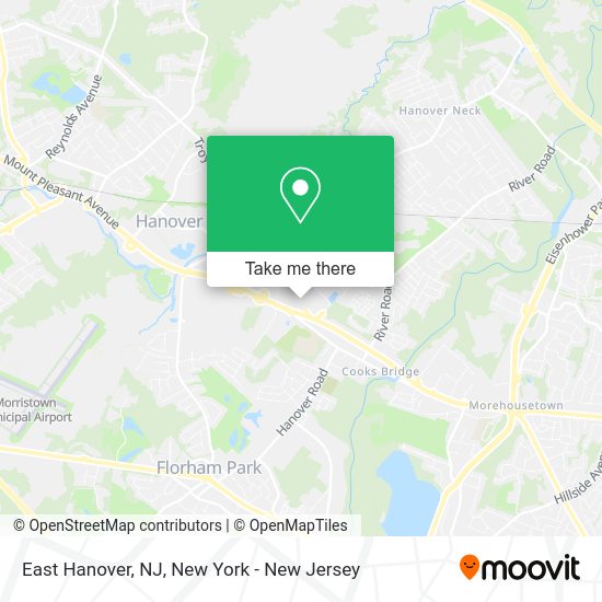 How to get to East Hanover, NJ in East Hanover, Nj by bus or train?