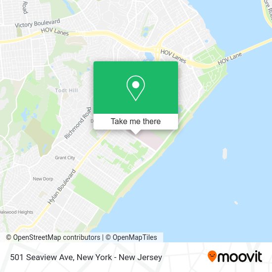 How to get to 501 Seaview Ave in Staten Island by bus, subway or train?