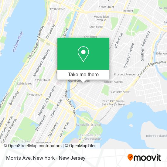 How to get to Morris Ave in Bronx by subway, bus or train?