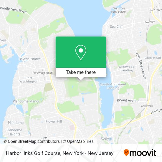 How to get to Harbor links Golf Course in Port Washington, Ny by bus or