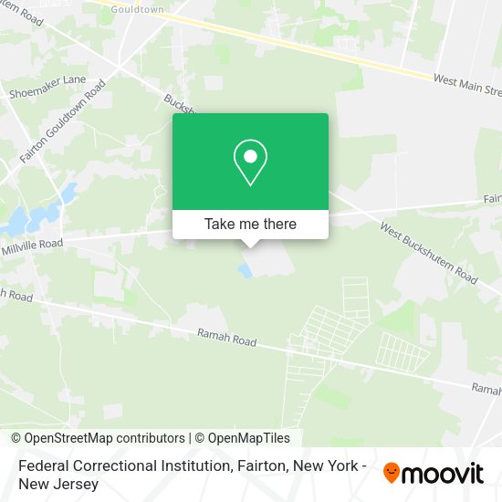 How to get to Federal Correctional Institution, Fairton in New York