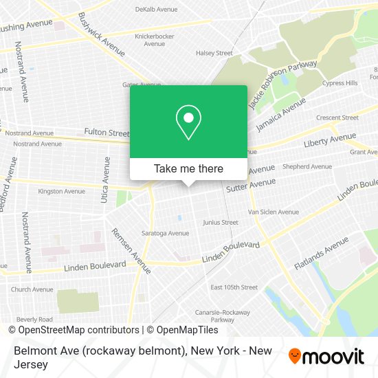 How to get to Belmont Ave (rockaway belmont) in New York New Jersey