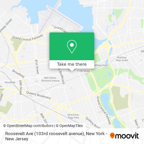 How to get to Roosevelt Ave (103rd roosevelt avenue) in Queens by