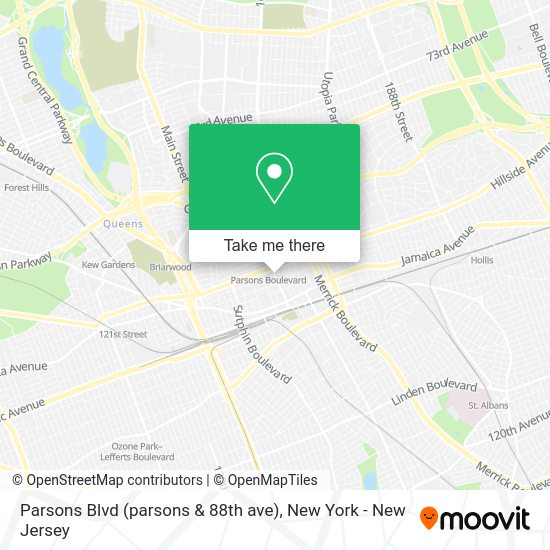 How to get to Parsons Blvd (parsons & 88th ave) in Queens by subway