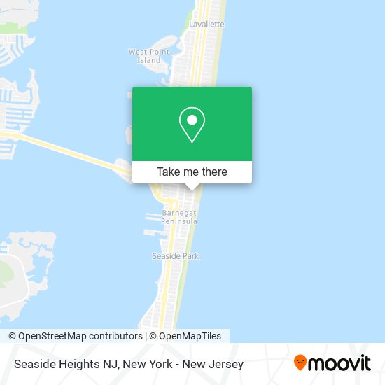 How to get to Seaside Heights NJ in Seaside Heights, Nj by bus, subway or train?