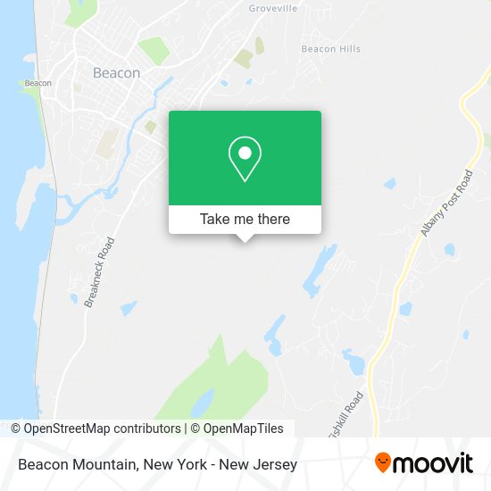 How to get to Beacon Mountain in Fishkill, Ny by Train or Bus?