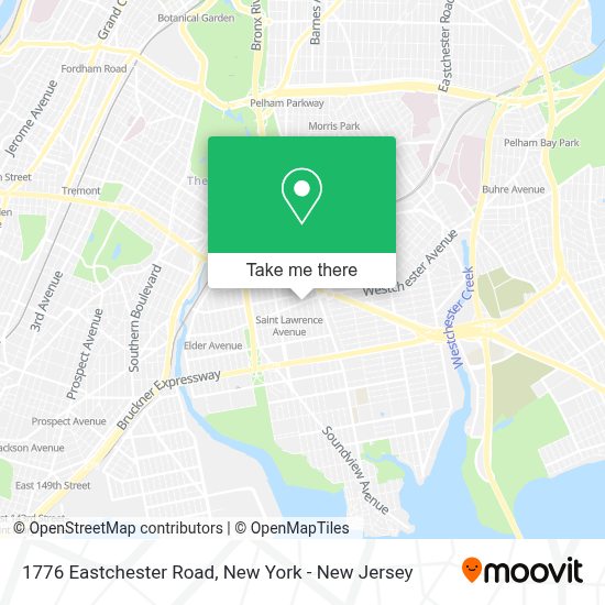 How to get to 1776 Eastchester Road in Bronx by bus, subway or train?