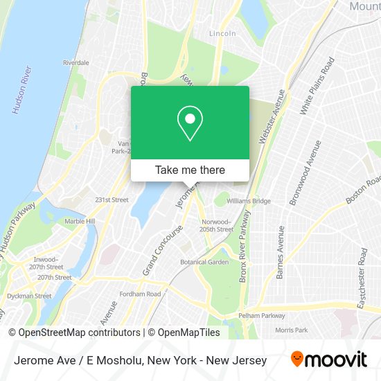 How to get to Jerome Ave / E Mosholu in Bronx by subway, bus or train?