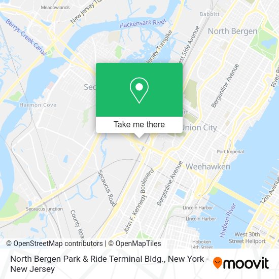 How to get to North Bergen Park & Ride Terminal Bldg. in North Bergen